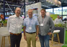 Edwin Hoenderdos van Logiqs en Dennis van Alphen en Arthur Kroon van de Total Energy Group.